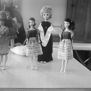 Doll dress making at Vocational High School, Hillman Street, New Bedford