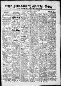 The Massachusetts Spy, and Worcester County Advertiser