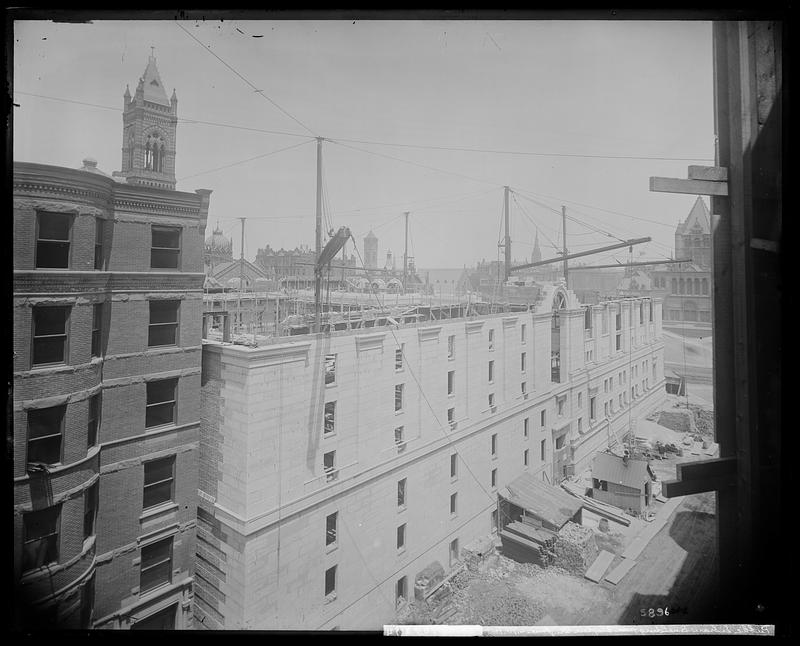 Public Library building from Blagden St.