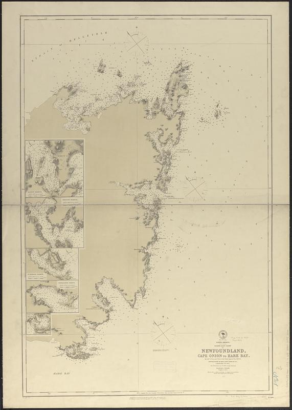 North America, north east coast of Newfoundland, Cape Onion to Hare Bay ...