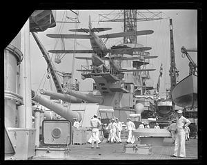 Deck of a Navy warship