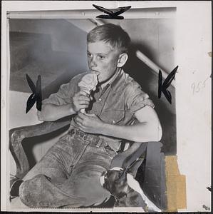 Boy admits killing father