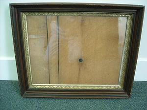 Rectangular frame gilt insert