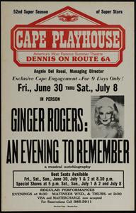 In person Ginger Rogers