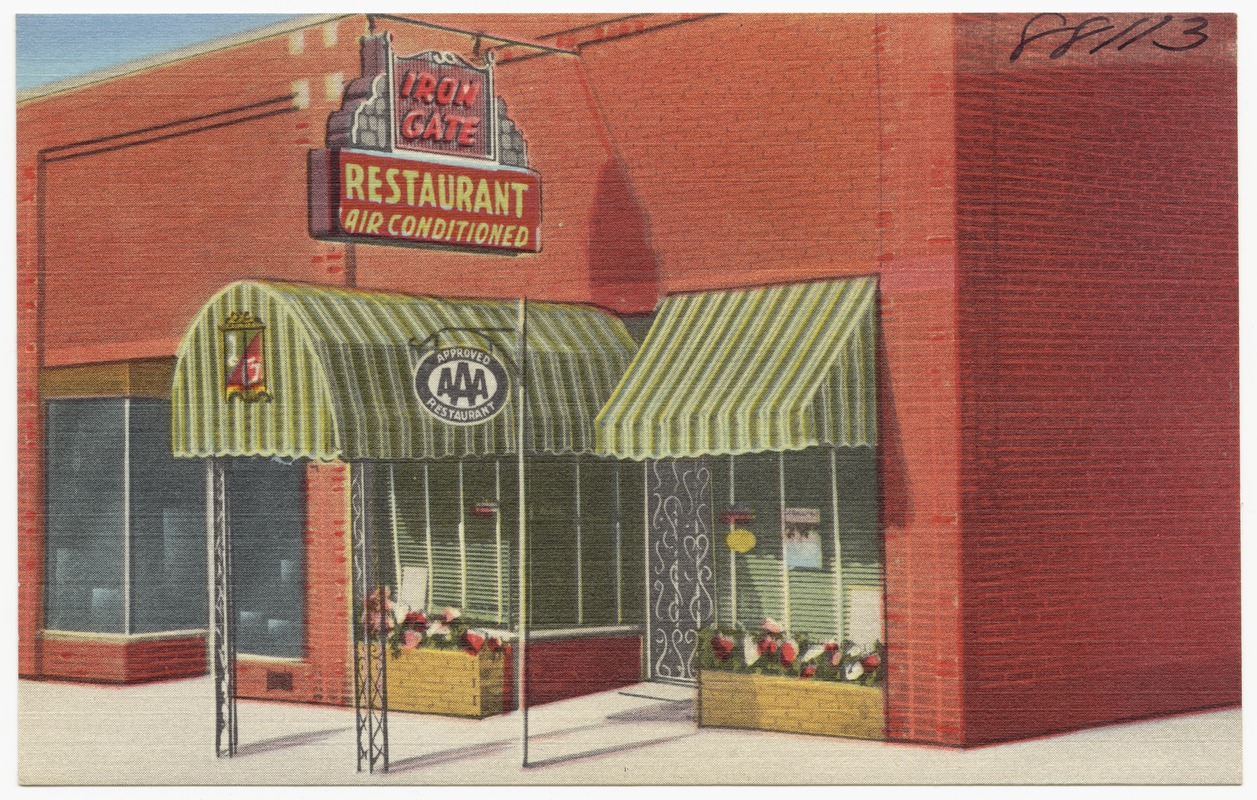 Iron Gate Restaurant Digital Commonwealth