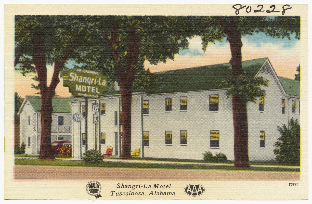Shangri-La Motel, Tuscaloosa, Alabama - Digital Commonwealth