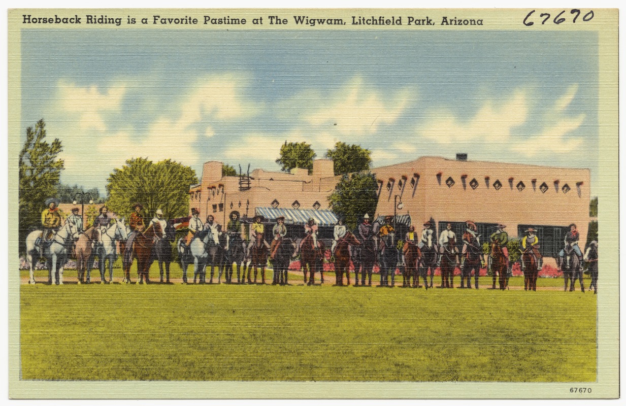 Horseback riding is a favorite pastime at The Wigwam, Litchfield Park, Arizona