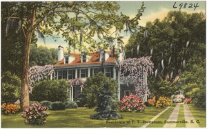 Residence of F. P. Prettyman, Summerville, S. C.