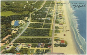 Tilghman Beach, S. C., from the air
