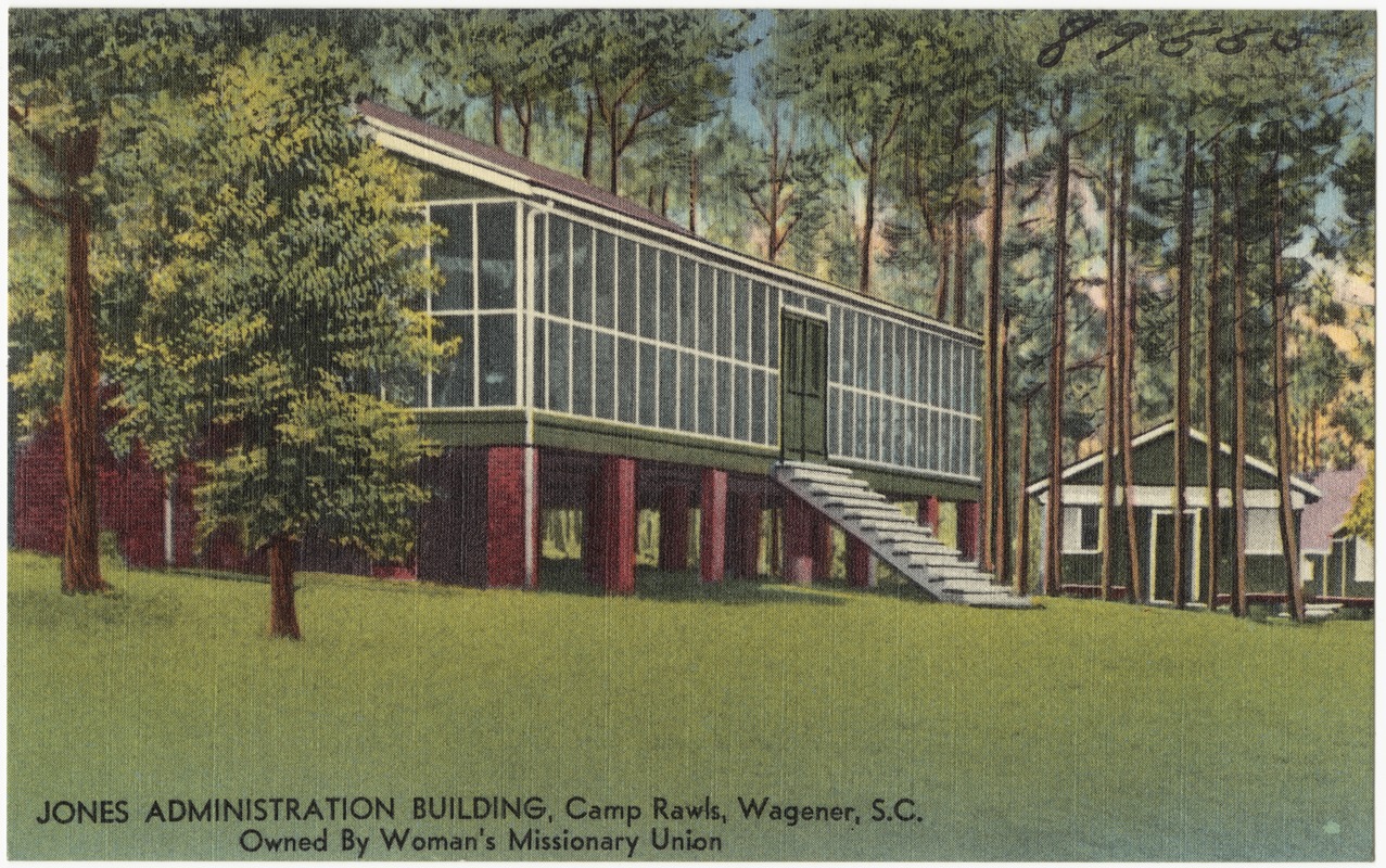 Jones Administration building, Camp Rawls, Wagener, S. C., owned by Woman's Missionary Union