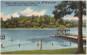 Cedar Lake, Camp Rawls, Wagener, S. C., owned by Woman's Missionary Union