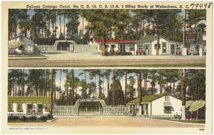 DeLuxe Cottage Court, on U.S. 15, U.S. 15-A, 3 miles north of Walterboro, S. C.
