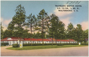 Travelers Motor Hotel, U.S. 15 - 15A, 1/4 mi. N., Walterboro, S. C.
