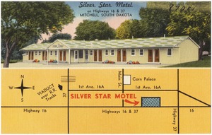 Silver Star Motel, on highways 16 & 37, Mitchell, South Dakota