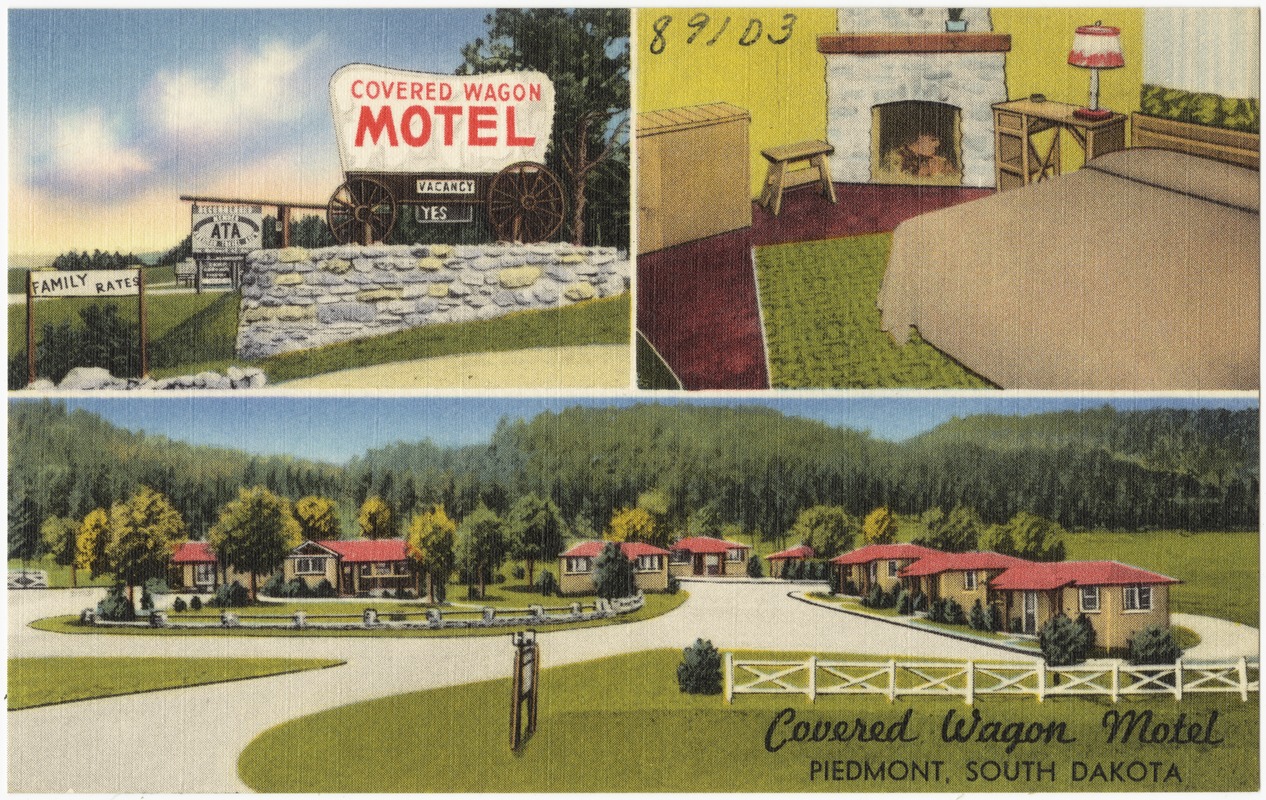 Covered Wagon Motel, Piedmont, South Dakota