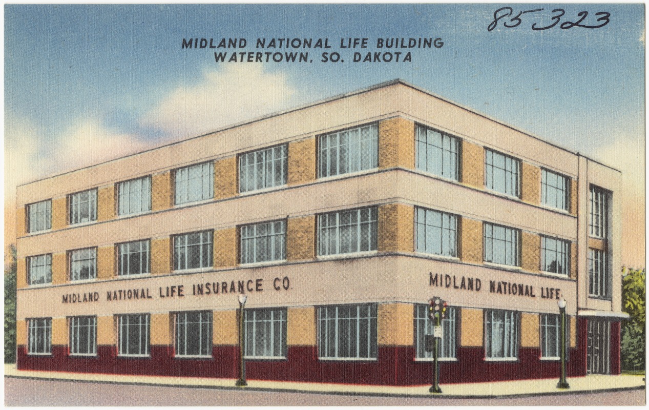 Midland National Life Building, Watertown, So. Dakota Digital