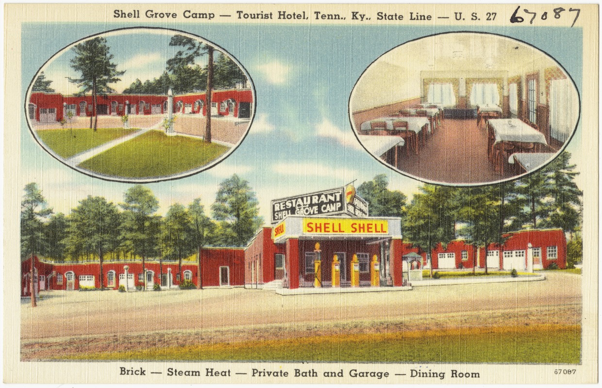 Shell Grove Camp -- Tourist Hotel, Tenn. Ky., state line -- U.S. 27