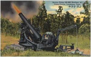 Service firing 240-MM Howitzer, M17, Camp Forest, Tullahoma, Tenn.