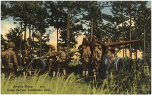 Service firing, Camp Forest, Tullahoma, Tenn.