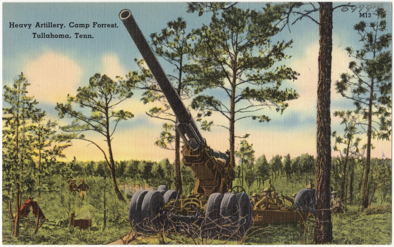 Heavy artillery, Camp Forest, Tullahoma, Tenn.