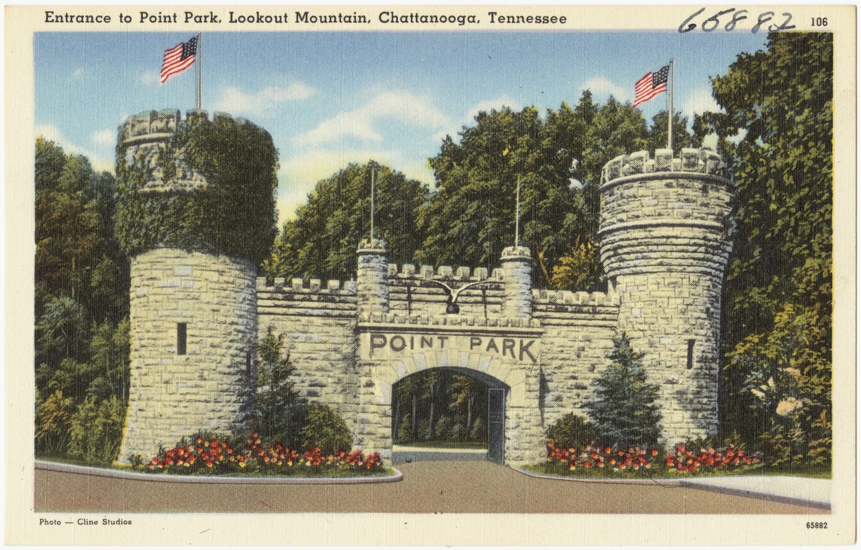 Entrance to Point Park, Lookout Mountain, Chattanooga, Tennessee