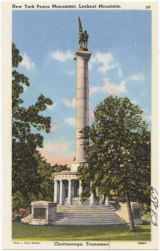 New York Peace Monument, Lookout Mountain, Chattanooga, Tennessee