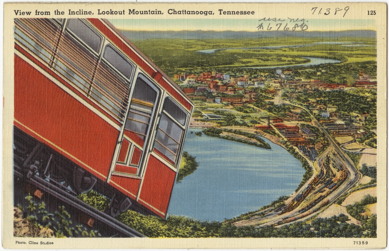 View from the incline, Lookout Mountain, Chattanooga, Tennessee