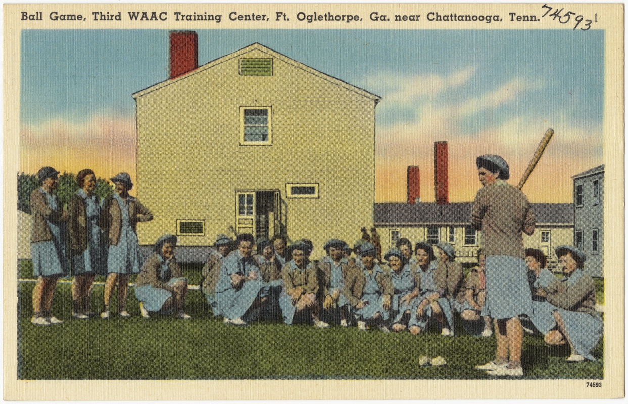 Ball game, Third WAAC Training Cente, Ft. Oglethorpe, Ga., near Chattanooga, Tenn.