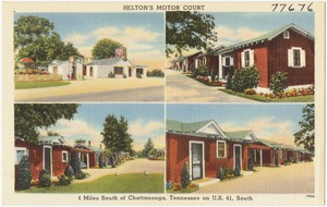 Helton's Motor Court, 4 miles south of Chattanooga, Tennessee on U.S. 41, south