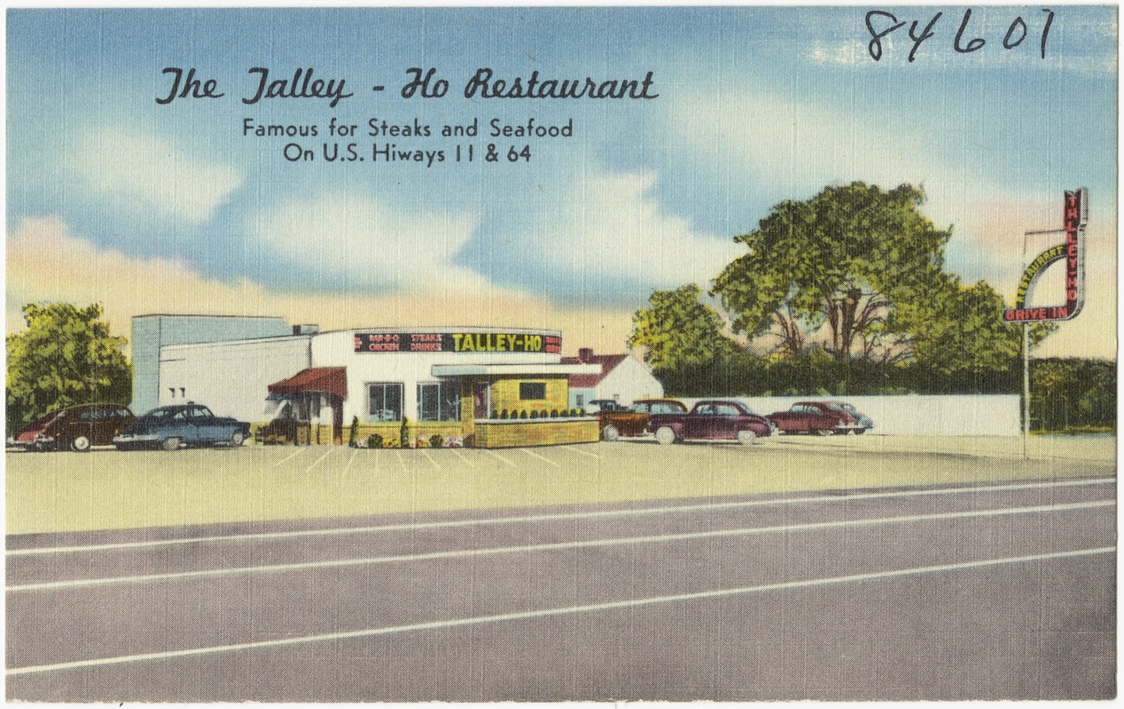 The Jalley - Ho Restaurant, famous for steak and seafood, on U.S. Hiway 11 & 64