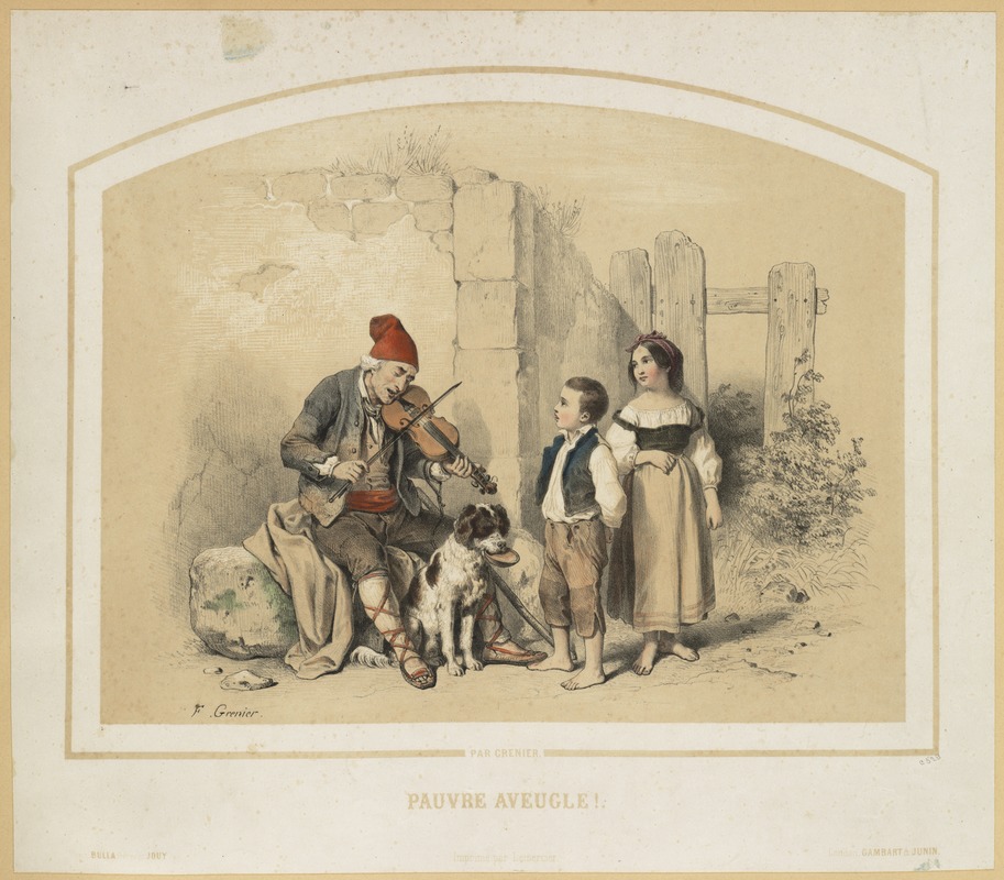 Pauvre Aveugle, Grenier (1793-1867)