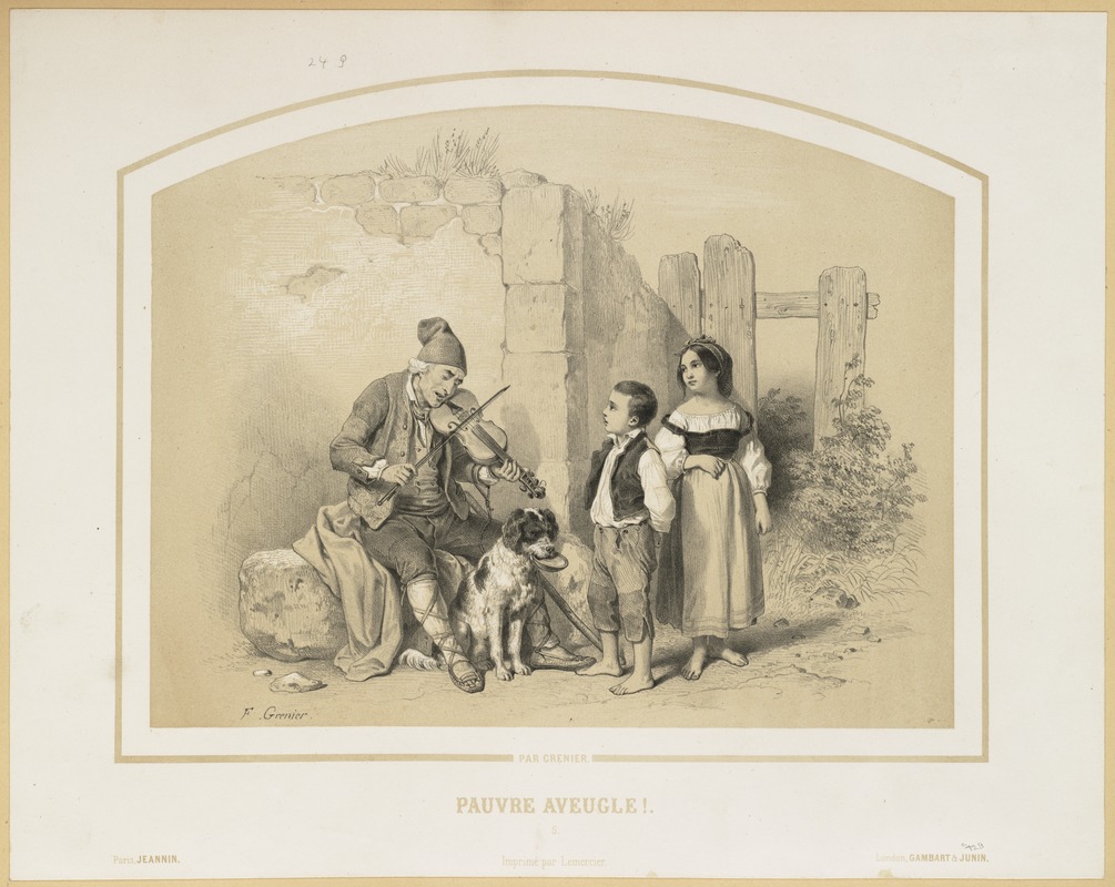 Pauvre Aveugle, Grenier (1793-1867)