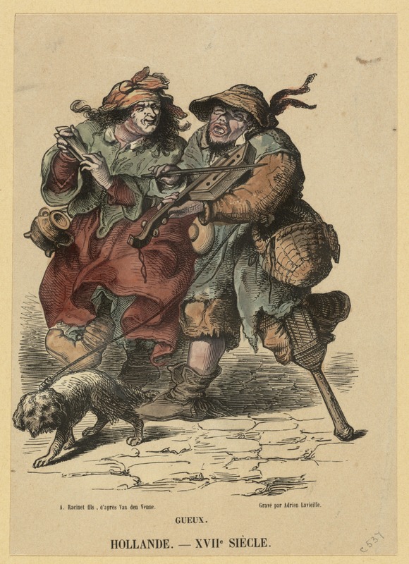 Gueux: Beggars, Holland 17th Century