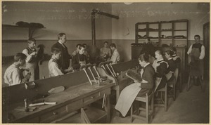 Pupils Who Are Blind Making Brushes, Neuweid am Rhein, Germany