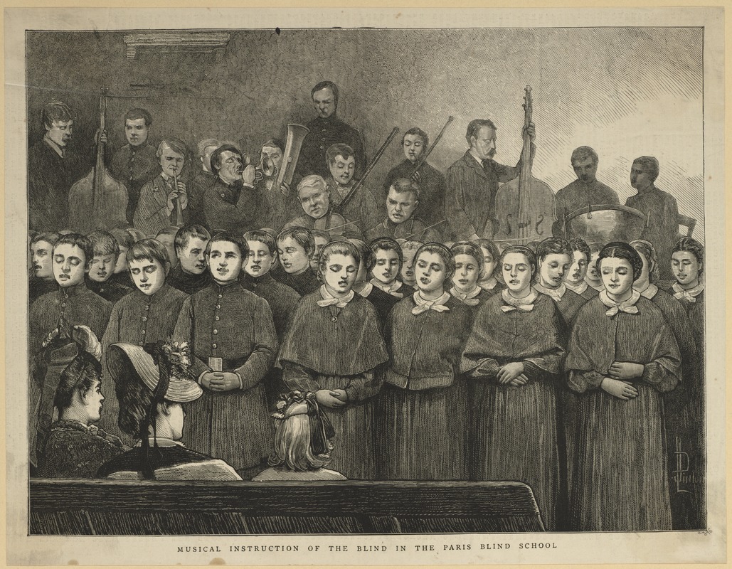 Musical Instruction, Paris Blind School