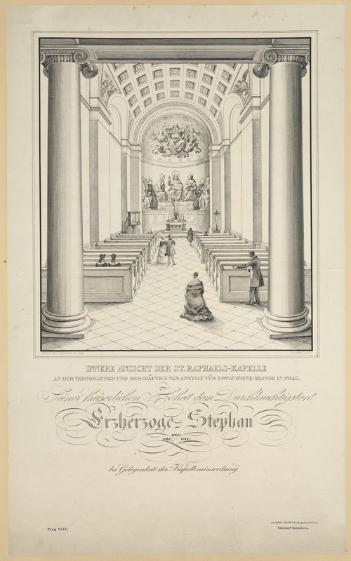 St. Raphaelis Chapel at the Institute for Adult Blind in Prague