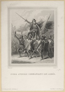 Blind Johan Žižka Commanding His Army