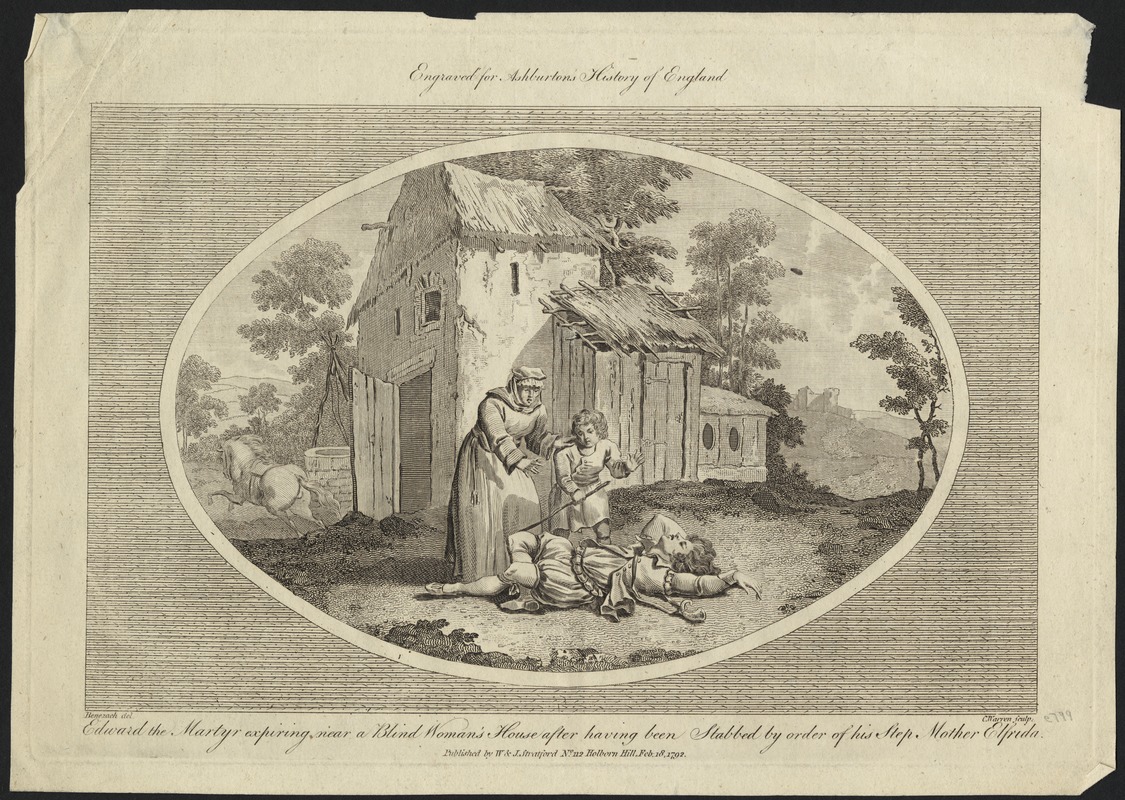 Edward the Martyr Expiring Near a Blind Woman's House