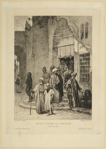 Arabes Sortant de la Mosquée, Salon de 1867