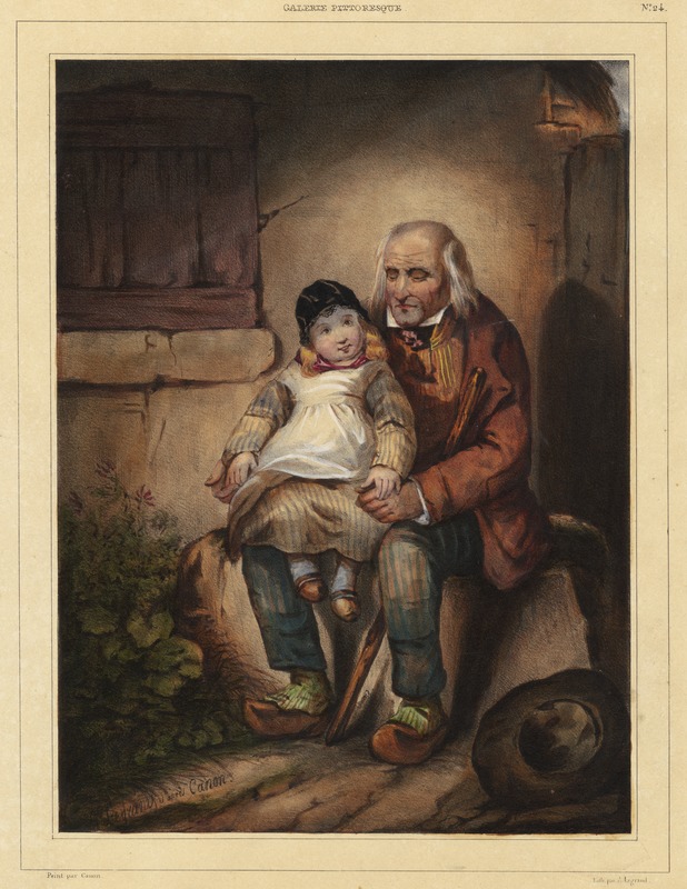 Galerie Pittoresque, Blind Man and Child