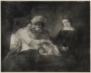 Jacob Blessing the Sons of Joseph, Rembrandt