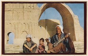 Blind Musician With Children, Mighty Arch of Ctesiphon