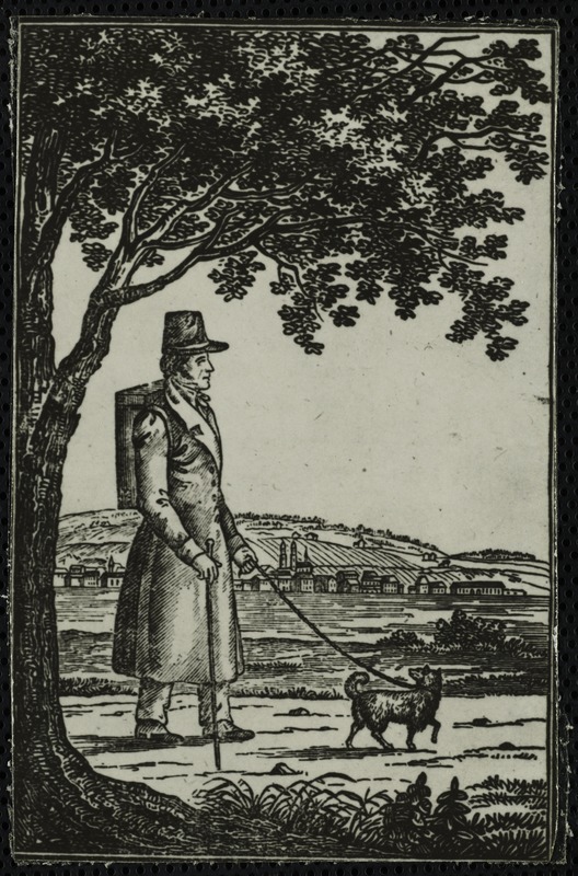 Blind Traveler with Guide Dog