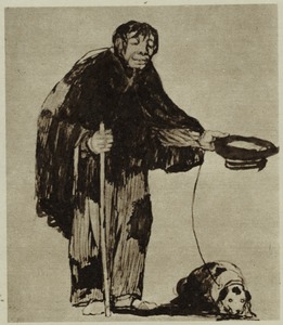 Blind Beggar with a Dog, Francisco Goya