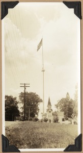 The town flag on the common, June 17-1934