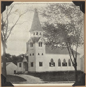 Carlisle Congregational Church, before the chapel was added