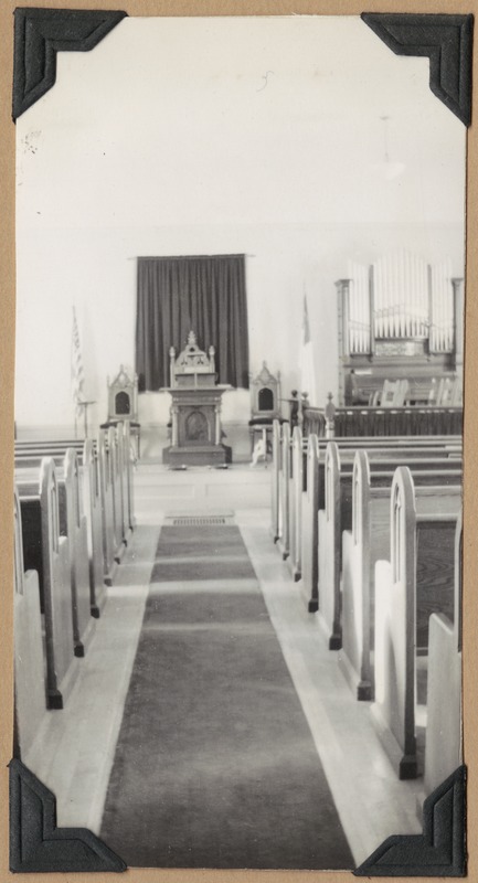 Interior Of Carlisle Congregational Church - Digital Commonwealth