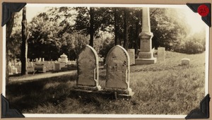 Graves of Rev. and Mrs. Josiah Ballard, in Antrim, N.H.