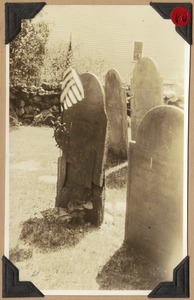 Gravestones of Stephen Blood, Junr. and his wife Frances- in the Old Burying Ground, Carlisle