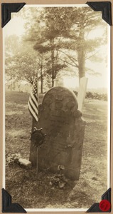 Grave of Simon Blood, Jun. Green Cemetery